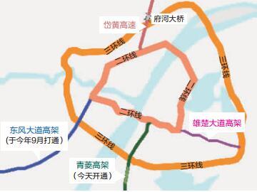 武咸公路青菱高架今通车 东西南北都可快速出城