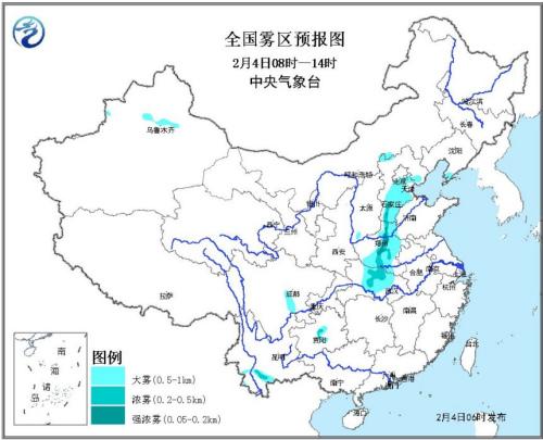 气象台发布大雾黄色预警 局地能见度低于500米