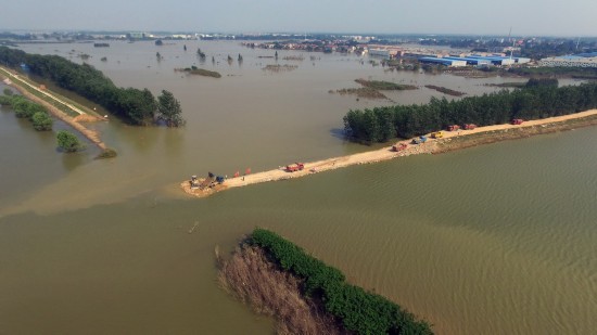 陈一新实地督查府澴河武汉段治水工作 要求统筹推进“三位一体”建设