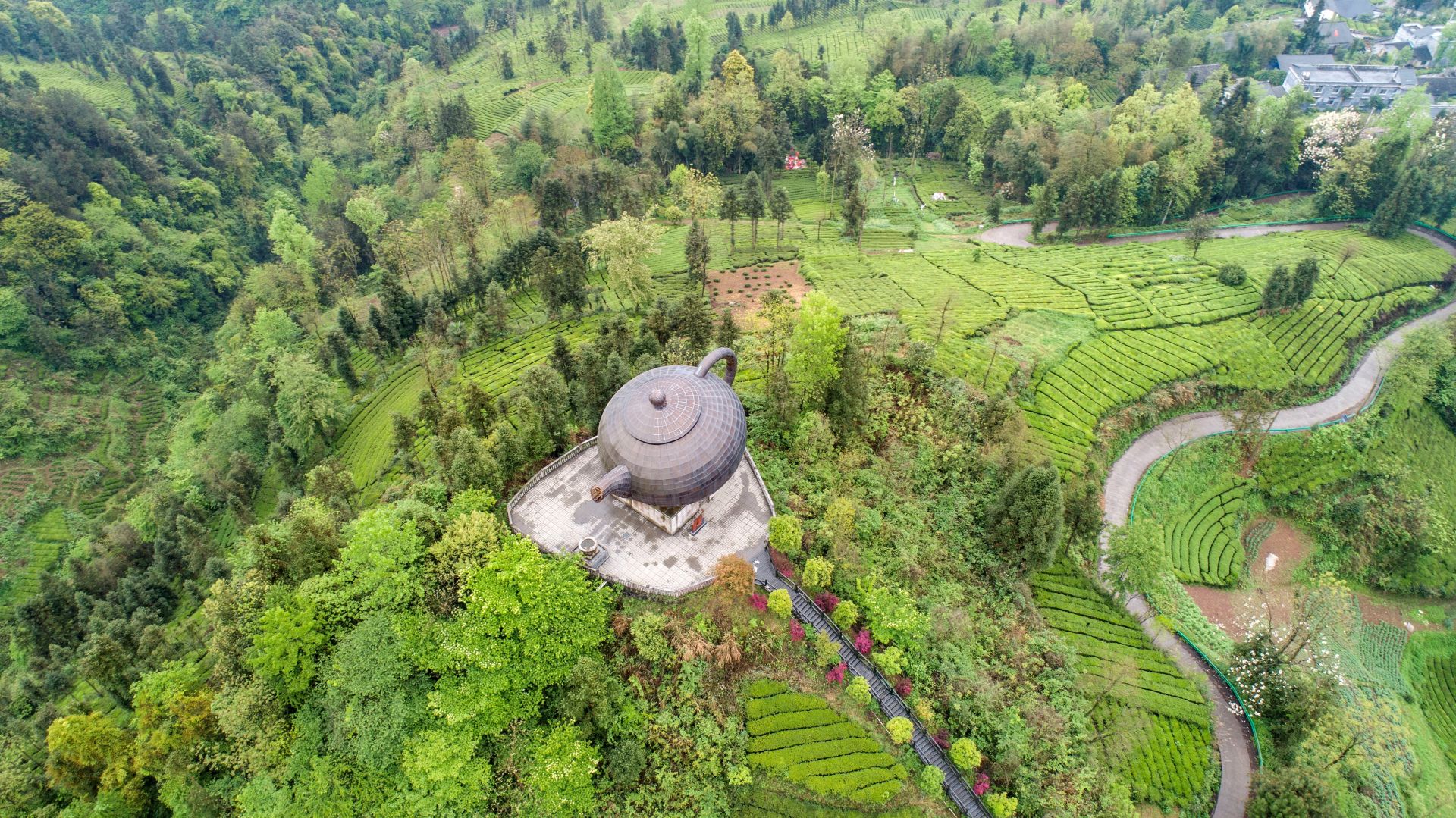 图集|宣恩伍家台:烟雨薄雾笼茶山
