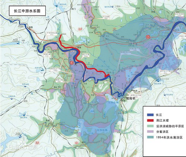 党史故事荆江分洪工程建国后第一个大型防洪枢纽水利工程