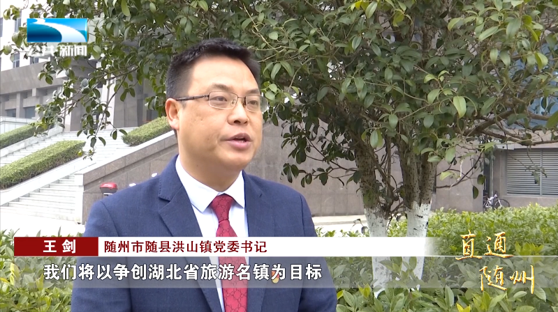 随州市随县洪山镇党委书记 王剑"我们将以争创湖北省旅游名镇为目标