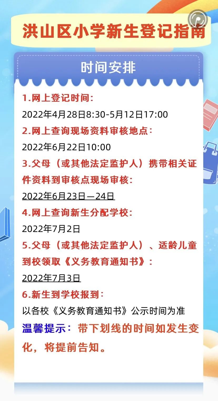 武漢跨區(qū)轉學籍需要什么手續(xù)？最新武漢小學一年級新生入學辦理指南來啦！(圖11)