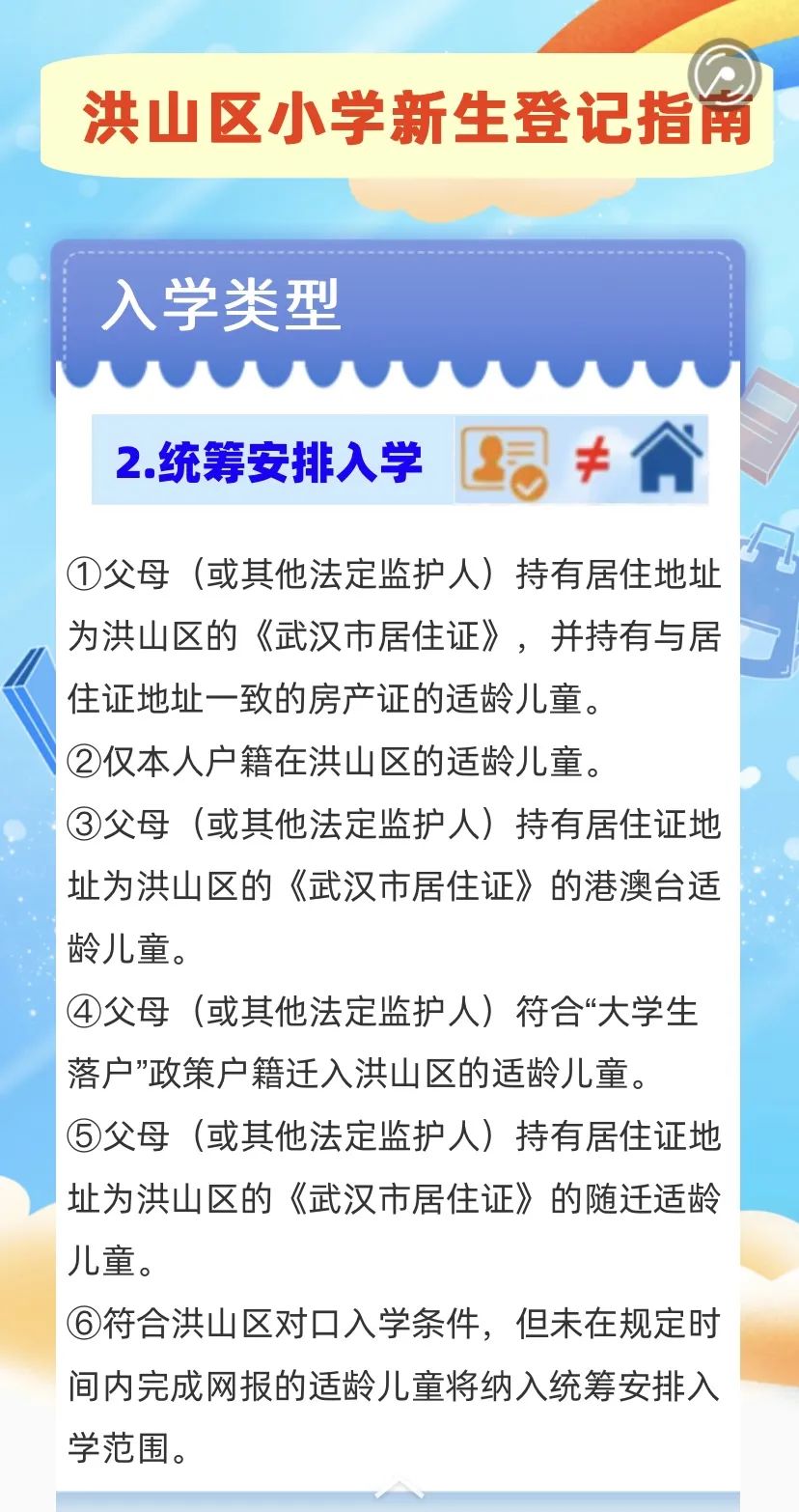 武漢跨區(qū)轉學籍需要什么手續(xù)？最新武漢小學一年級新生入學辦理指南來啦！(圖14)