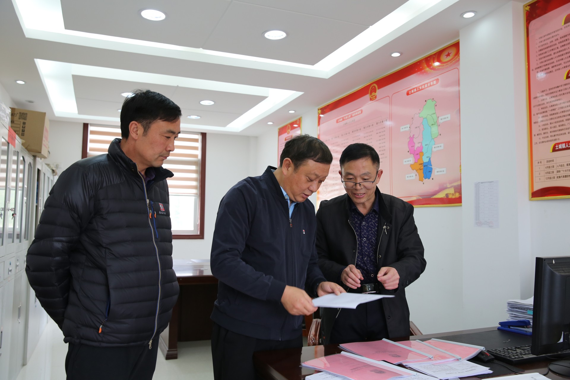 高明哲督导土城镇代表行动工作