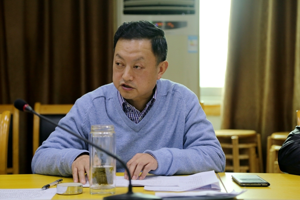 州文体新广局党组书记、局长王坤德做具体要求