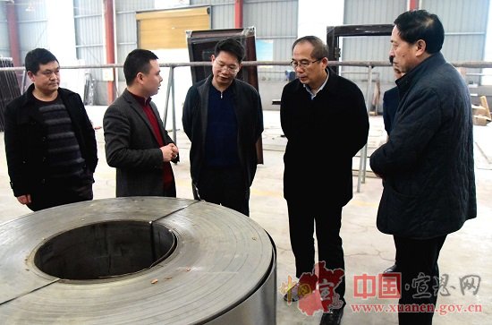 省发改委核查组到宣恩开展“地条钢”生产企业核查工作