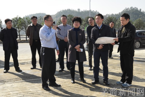 周庆荣张捍声带队调研茅箭区重点项目建设
