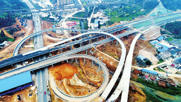 夷桥路立交基本建成_云上宜昌
