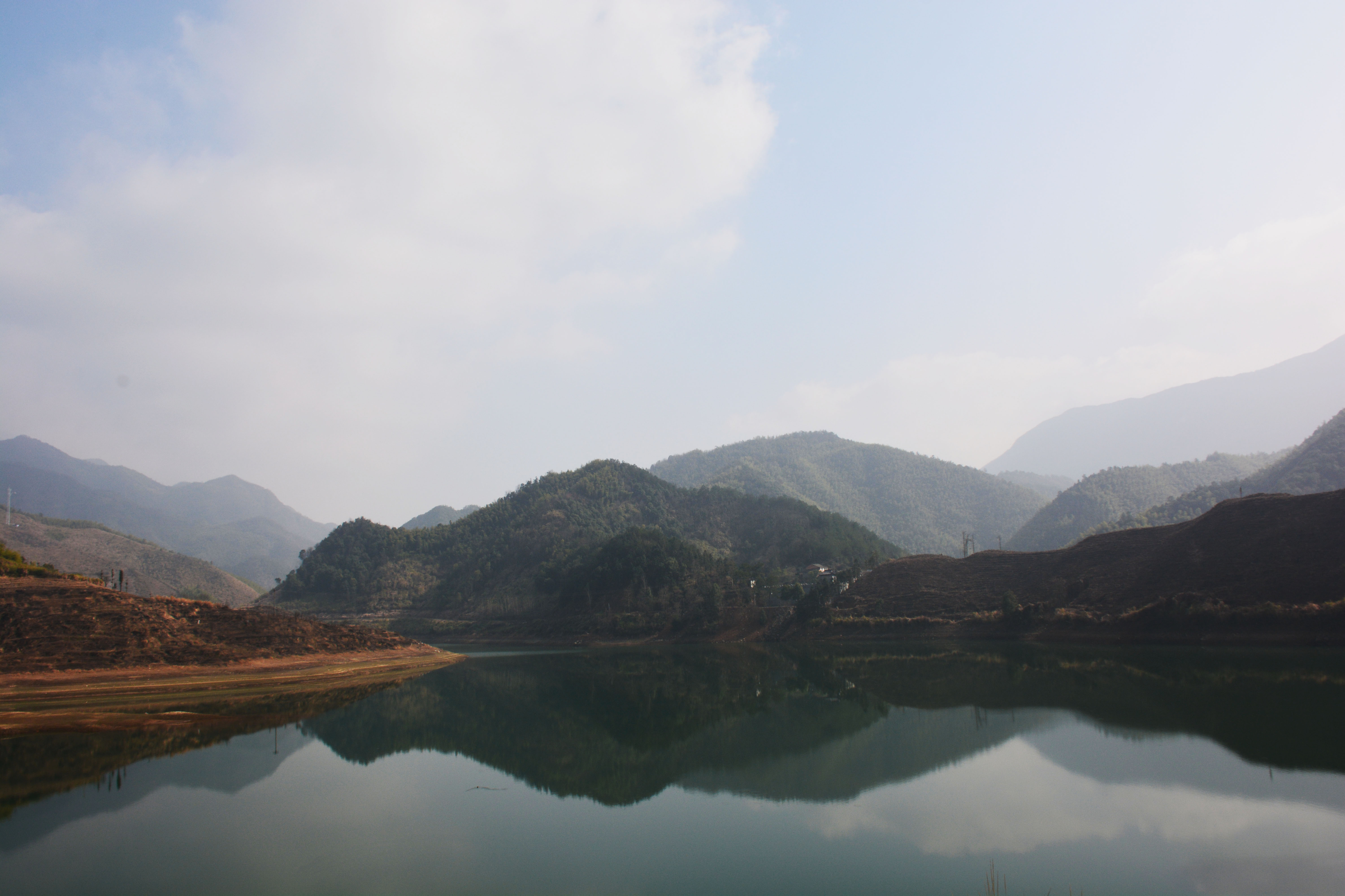 董家口水库箕岭美人核心景点:睡美人,东角山,水南湾青龙揽胜核心景点