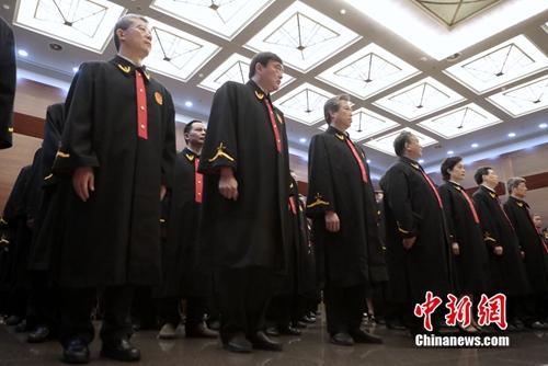 图为宣誓现场。<a target='_blank' href='http://www.chinanews.com/'>中新社</a>记者 李慧思 摄