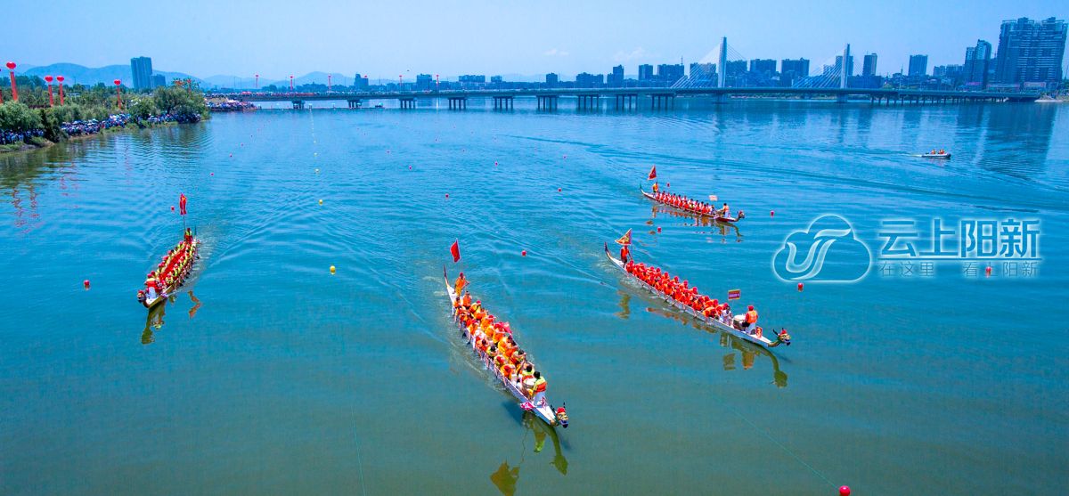 黄石丨阳新县举行第二届莲花湖端午龙舟大赛