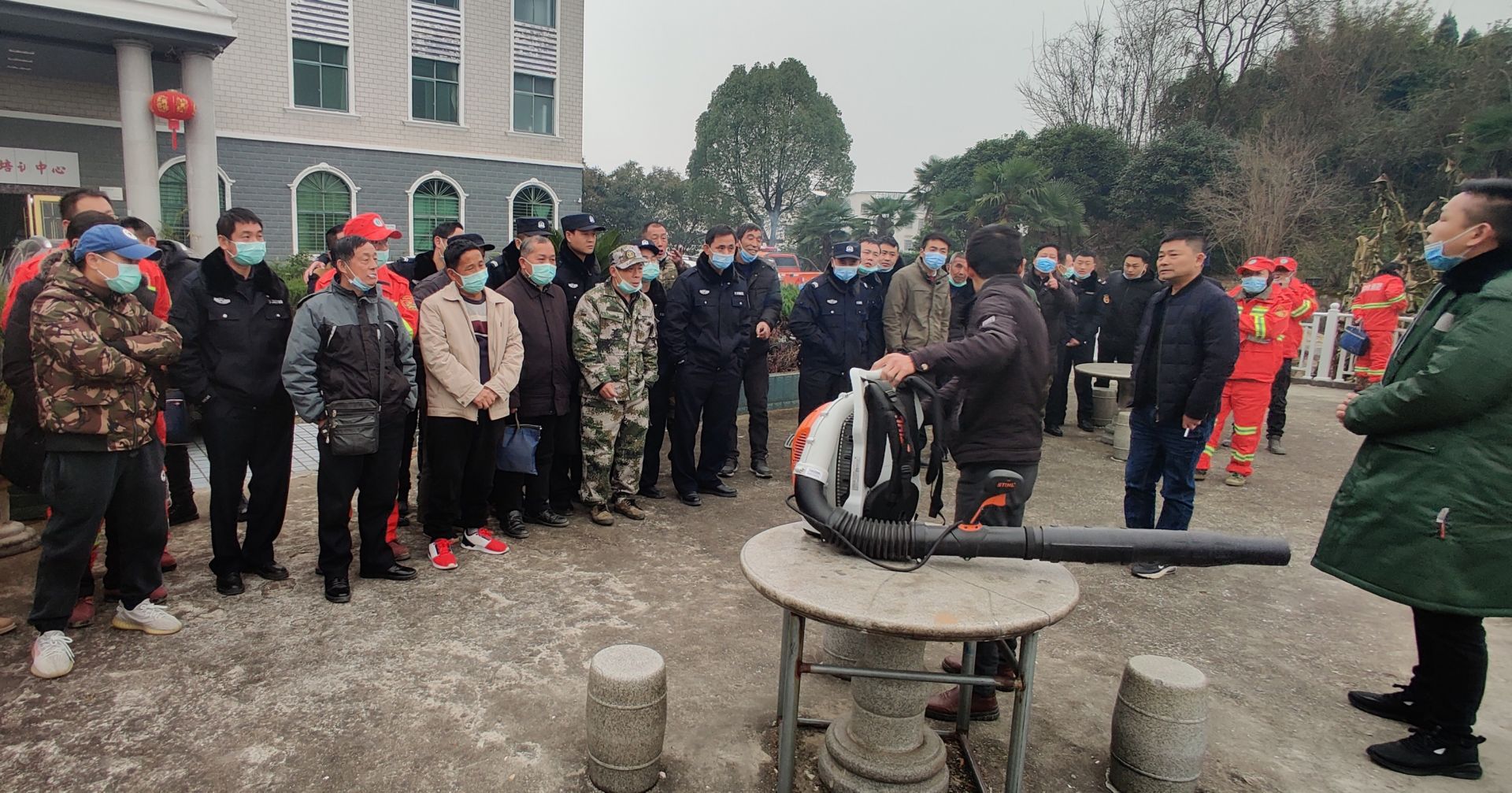 王英镇举行森林防灭火业务培训_云上阳新