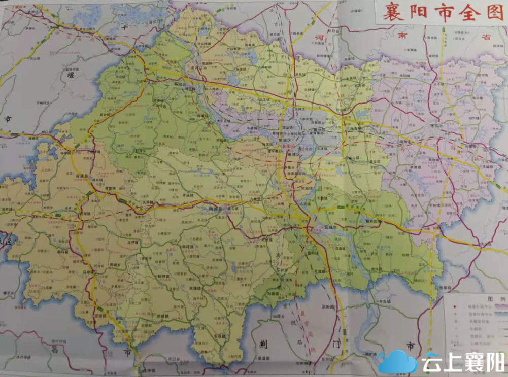 七旬老人绘出襄阳市交通指南图