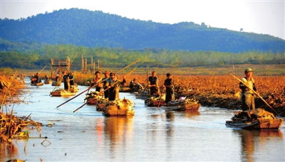 陆溪镇地处长江中下游南岸,位于陆水河和长江交汇处,离107国道,京广线