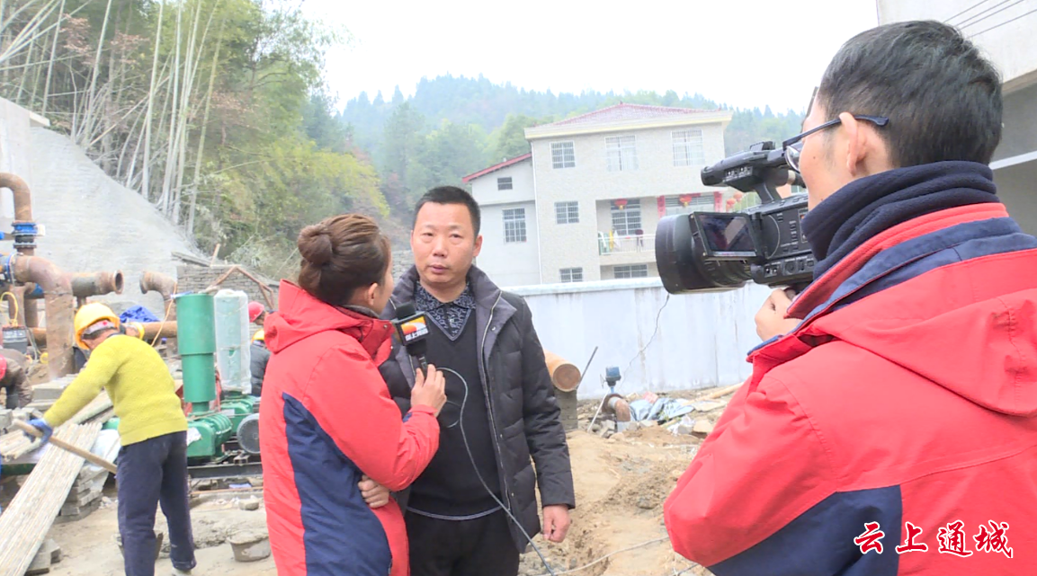 我县农村安全饮水工作被湖北垄上频道关注