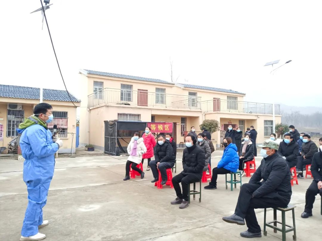 殷店镇开展全员核酸检测应急演练_云上随县