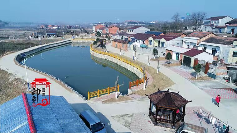 澴潭镇九里岗村建设美丽乡村