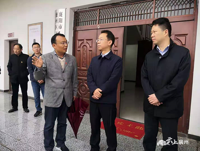 市委常委组织部部长胡勇到襄州区调研