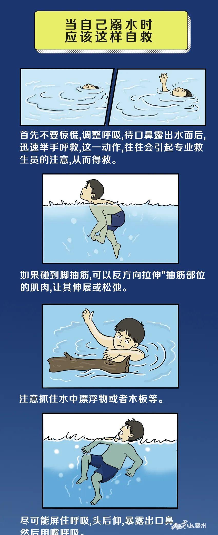 所有人这份防溺水漫画组图要收好