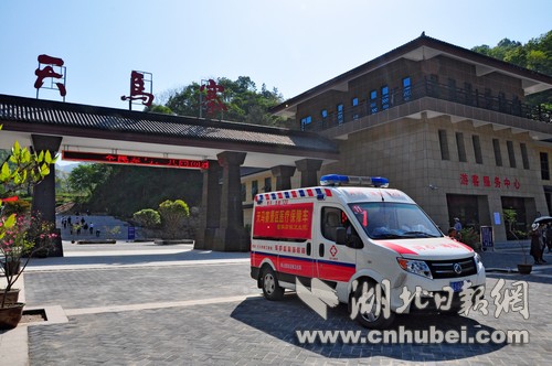 雷家店卫生院为天马寨景区派驻医疗保障车.jpg