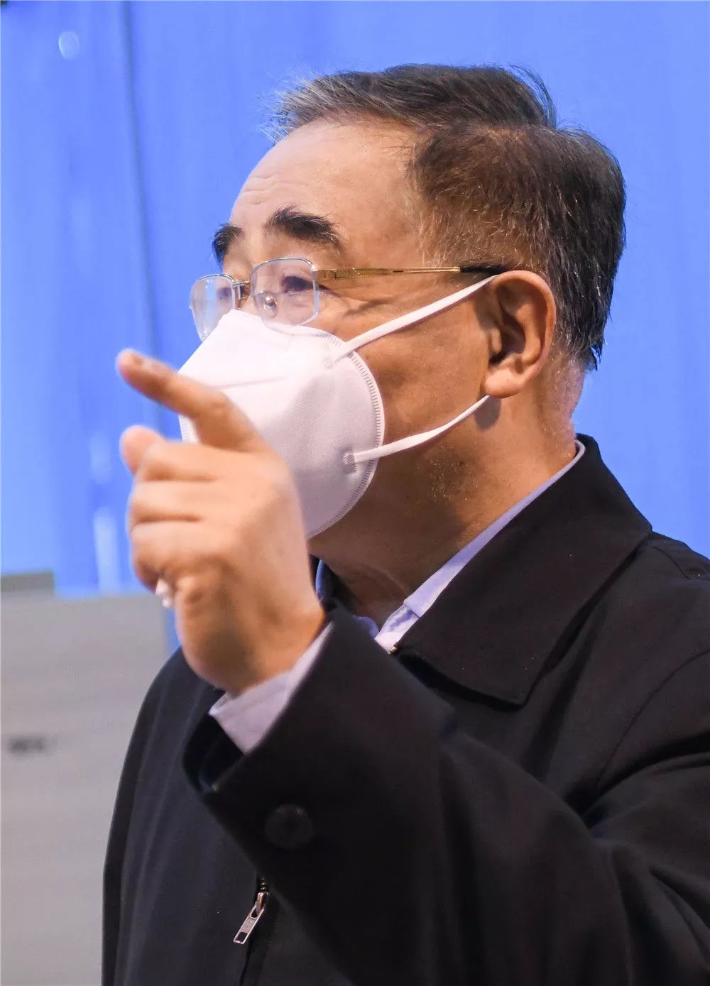张伯礼接受采访(2月14日摄.