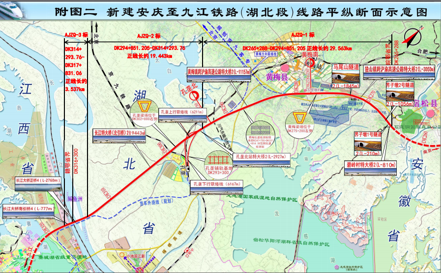 据悉,安九高铁建成通车后,黄梅县将接入国家四通八达的高铁路网体系