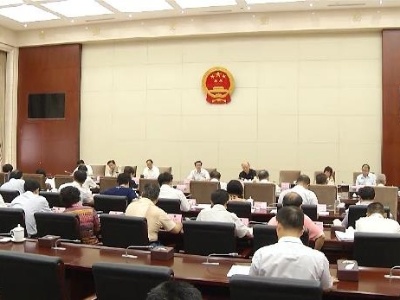 V视 | 湖北省人大常委会召开主任会议