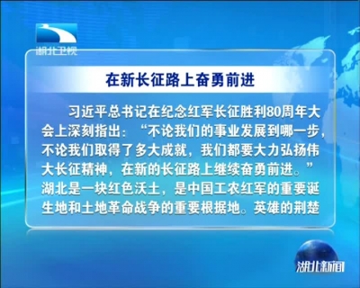 评论：在新长征路上奋勇前进