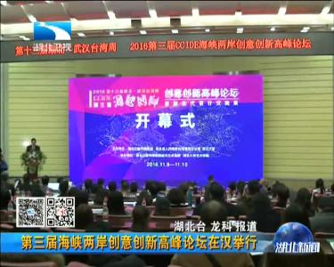 第三届海峡两岸创意创新高峰论坛在汉举行
