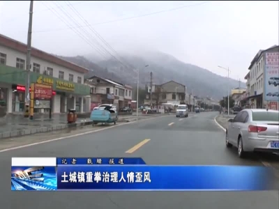土城镇重拳治理人情歪风