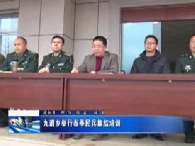 九道乡举行春季民兵集结培训