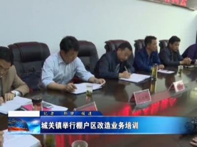 城关镇举行棚户区改造业务培训