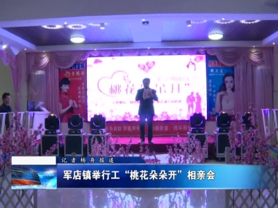 军店镇举行“桃花朵朵开”相亲会
