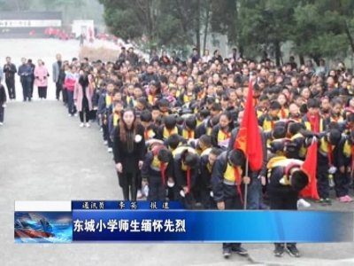 东城小学师生缅怀先烈 