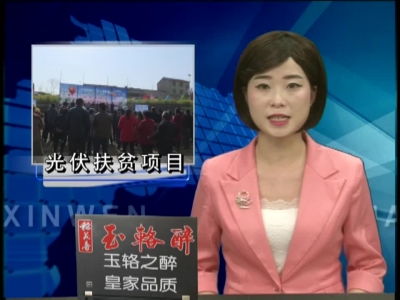 青峰镇开工建设光伏扶贫电站项目