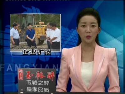 纪道清主持召开企业扩能现场督办会