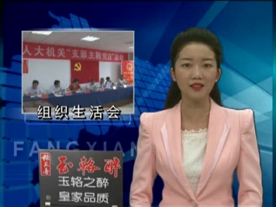 县人大常委会党组召开上半年组织生活会