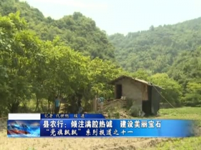 县农行：倾注满腔热诚  建设美丽宝石