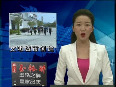 省考核组对房县省级文明县城创建进行考评