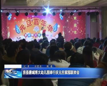 房县唐城博大幼儿园举行庆元旦家园联欢会