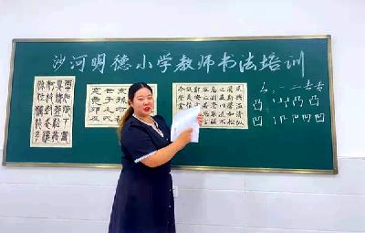 ​“书中华汉字 做龙之娇子”为主题的教师书法培训启动