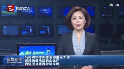 马旭明安排部署近期重点工作 抓好脱贫攻坚安全生产 确保项目建设经济发展
