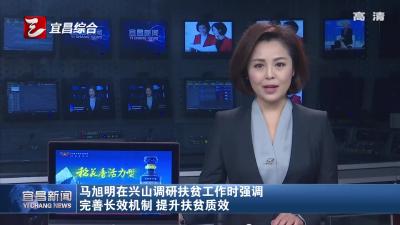 马旭明在兴山调研扶贫工作时强调 完善长效机制 提升扶贫质效