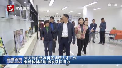 宋文豹在伍家岗区调研人才工作 创新体制机制 激发队伍活力