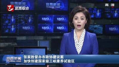 张家胜督办市政协建议案 加快创建国家级三峡康养试验区