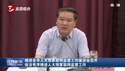 推进宜昌人大预算联网监督工作座谈会召开