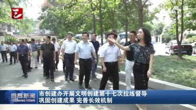 市创建办开展文明创建第十七次拉练督导 巩固创建成果 完善长效机制