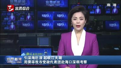 引深海巨浪 起峡江大潮 周霁率宜昌市党政代表团赴深圳海口考察