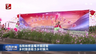 当阳林桥蓝莓开园迎客 乡村旅游助力乡村振兴